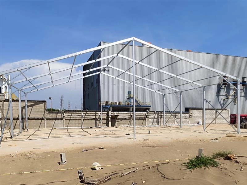 Hangar industrial interior